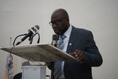 ICPC Chairman, Prof. Bolaji Owasanoye, SAN presenting a paper titled  “From Gunboat Diplomacy to the Negotiation Table”