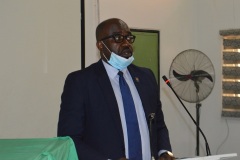 Mr. John Odey, Assistant Commissioner ICPC, presenting a paper on  The Overview of NEIP