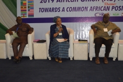 Mrs Maryam Uwais, Presidential Adviser on National Social Intervention Programme (NSIP) speaking during the second session