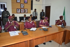 Delegation of FRSC during the courtesy call.