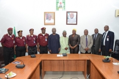Members of the delegation from FRSC in a group photograph with ICPC Management.