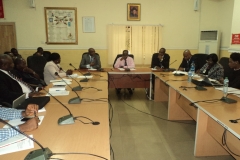Delegation from ACAN led by Prof. Sola Akinrinade with Management of NACA