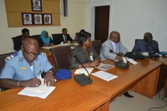 A cross-section of top management staff of NACC during the courtesy call