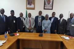 Hon.-Bako-Abdullahi-who-represented-the-ICPC-Chairman-Ekpo-Nta-Secretary-to-the-Commission-Elvis-Oglafa-and-some-management-staff-in-a-group-photograph-with-the-ICAN-President-and-his-team