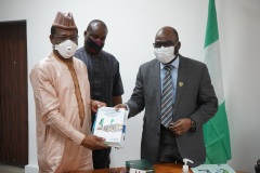 Presentation by the ICPC Chairman to the Executive Director and Chief Executive of National Primary Healthcare Development Agency (NPHCDA) Dr. Faisal Shuaib