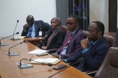 L-R :Secretary to the Commission, Mr. Clifford Okwudiri , and ICPC Management Staff