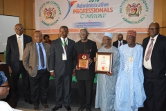 ICPC-Chairman-Ekpo-Nta-middle-holding-his-award-and-flanked-by-other-dignitaries.