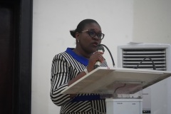 Head of Special Duties Division of ICPC, Mrs. Vera Esidene giving her welcome address