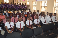 A cross section of students at the event
