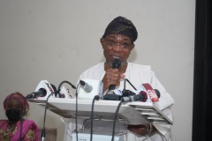 Minister of Interior, Ogbeni Rauf Aregbesola Delivering his goodwill message