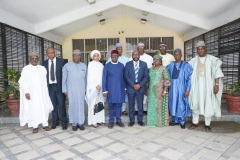 Group Photograph, ICPC Chairman Prof. Bolaji Owasanoye,SAN 11 ICPC Board Member and Secretary to the Commission Prof. Musa Usman Abubakar