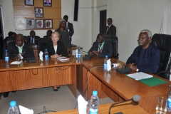 ICPC Chairman, Ekpo Nta with UN Peer Review Team during a courtesy call on ICPC