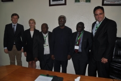 ICPC Chairman, Ekpo Nta with members of the UN Peer Review Team