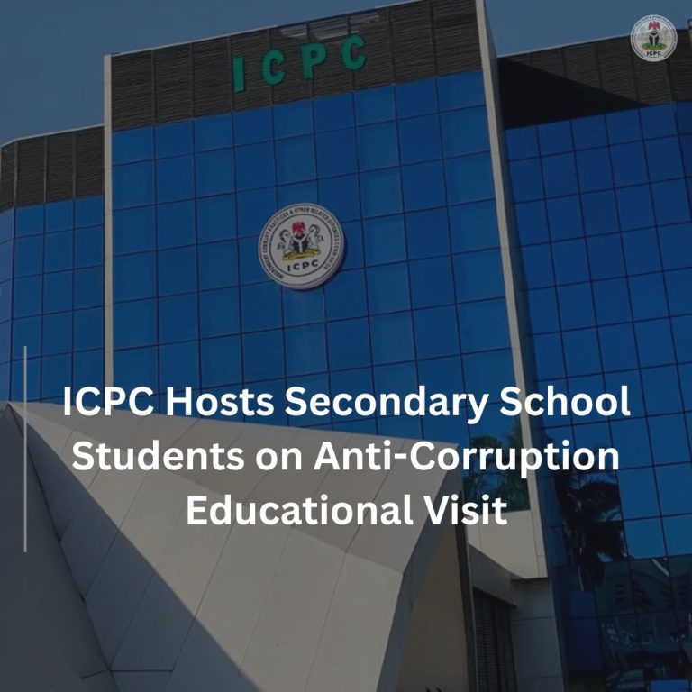 ICPC Hosts Secondary School Students on Anti-Corruption Educational Visit