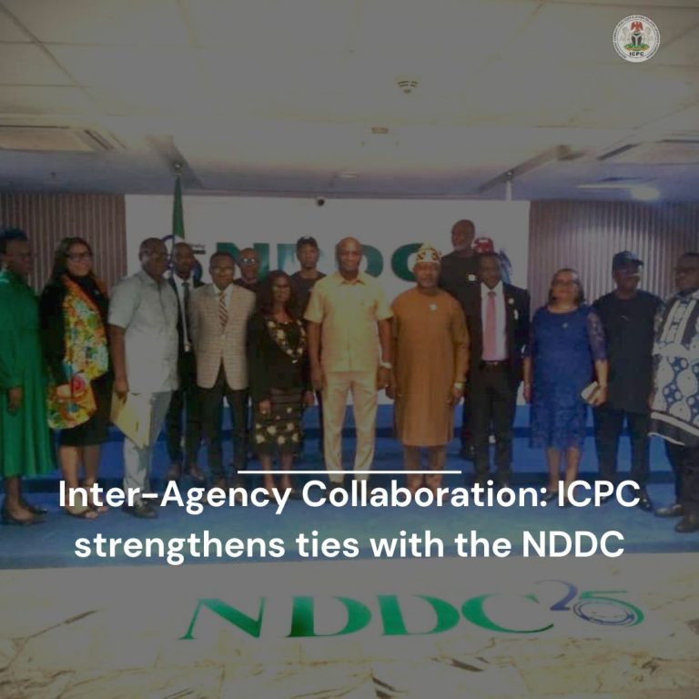 ICPC Seeks Stronger Collaboration with NDDC to Confront Corruption