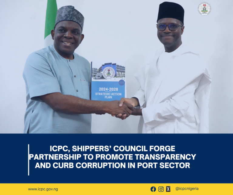 ICPC, Shippers’ Council Forge Partnership to Promote Transparency and Curb Corruption in Port Sector