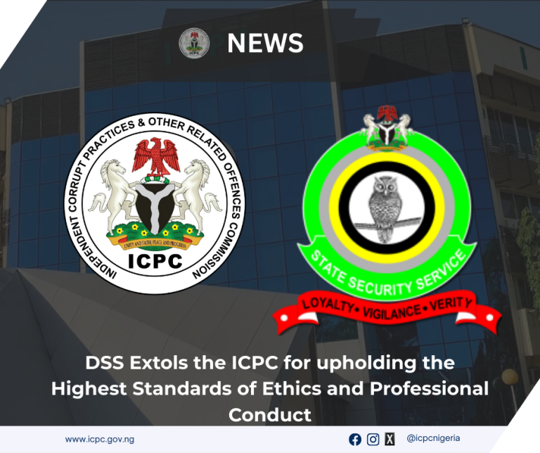 DSS Extols the ICPC for upholding the Highest Standards of Ethics and Professional Conduct