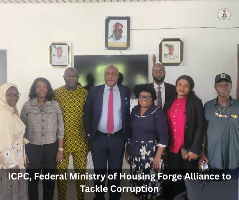 ICPC, Federal Ministry of Housing Forge Alliance to Tackle Corruption