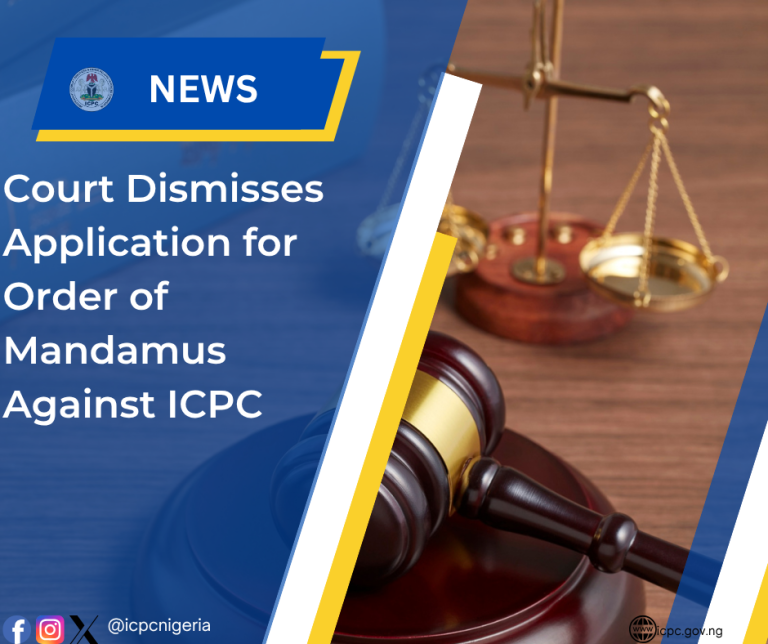 Court Dismisses Application for Order of Mandamus Against ICPC