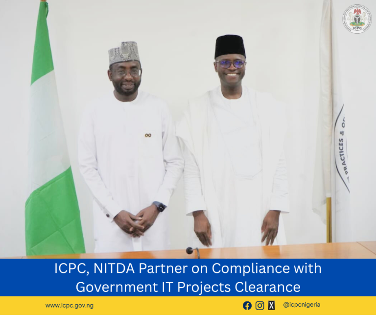 ICPC, NITDA Partner on Compliance with Government IT Projects Clearance