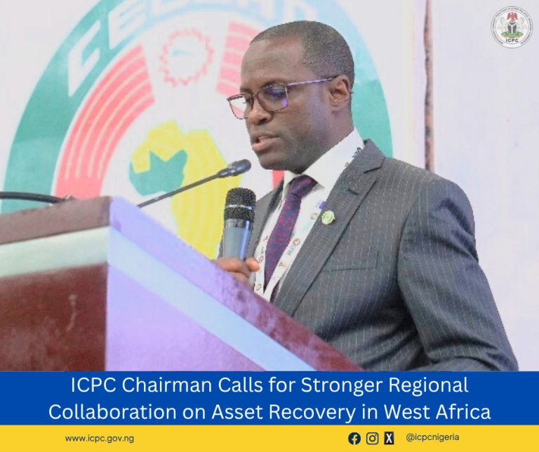 ICPC Chairman Calls for Stronger Regional Collaboration on Asset Recovery in West Africa
