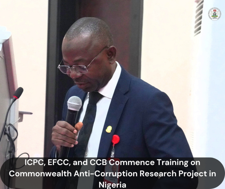 ICPC, EFCC, and CCB Commence Training on Commonwealth Anti-Corruption Research Project in Nigeria