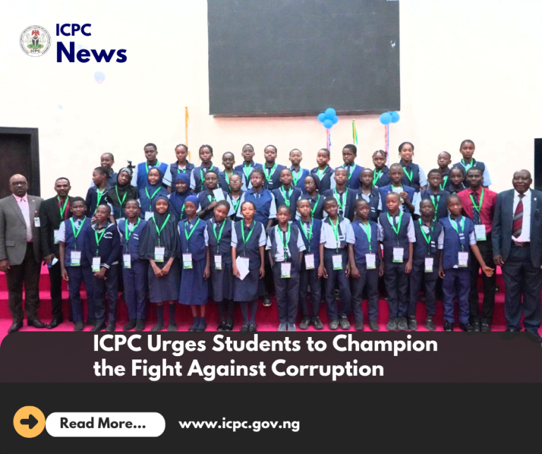 ICPC Urges Students to Champion the Fight Against Corruption