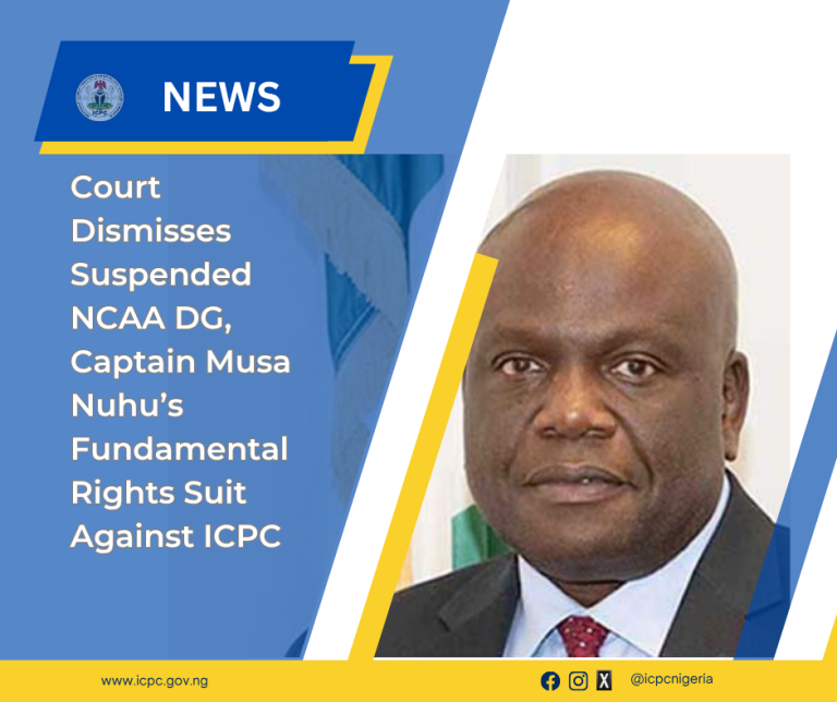 Court Dismisses Suspended NCAA DG, Captain Musa Nuhu’s Fundamental Rights Suit Against ICPC