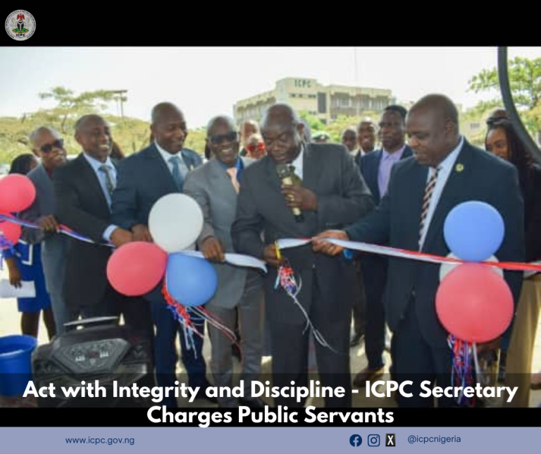 Act with Integrity and Discipline – ICPC Secretary Charges Public Servants