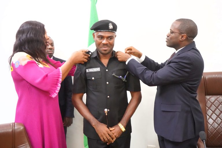 ICPC Chairman Decorates  Kingsley Nwachukwu with the New Rank of Chief Superintendent of Police