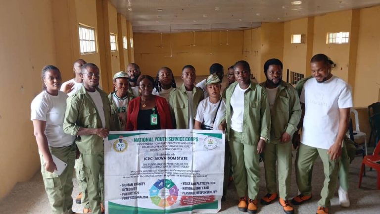 Anti-Corruption Crusade Takes Centre Stage as ICPC Sensitises NYSC CDS Groups in Akwa Ibom