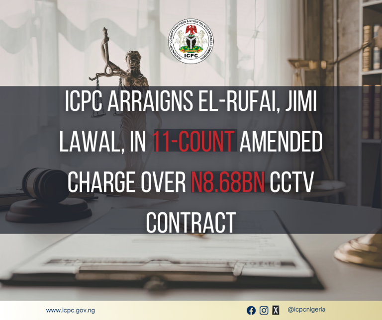 ICPC Arraigns El-Rufai, Jimi Lawal, in 11-Count Amended Charge Over N8.68bn CCTV Contract