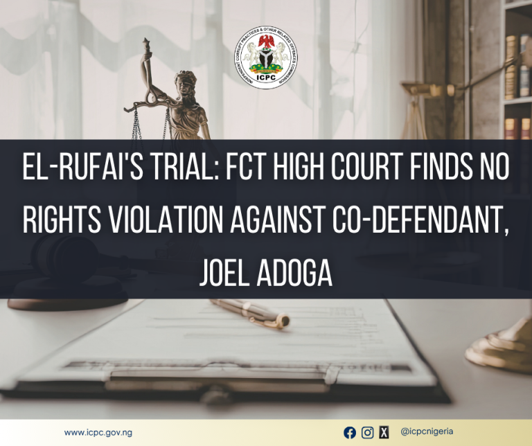 El-Rufai’s Trial: FCT High Court Finds No Rights Violation Against Co-Defendant, Joel Adoga