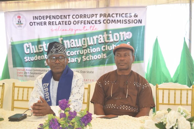 ICPC Inaugurates Anti-Corruption Clubs in Five Schools, Marks Koso Grammar School’s 50th Anniversary